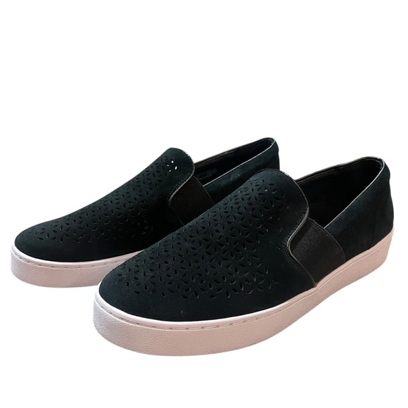 Vionic Kani Sneakers Size 8.5 Black Suede Slip-On NWOB Orthotic Walking Shoes - Picture 4 of 16
